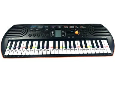 Casio SA-76 Tastiera Portatile 44 Tasti 100 Toni 50 Ritmi 10 Song Bank FUNZIONANTE - Immagine 1 di 4