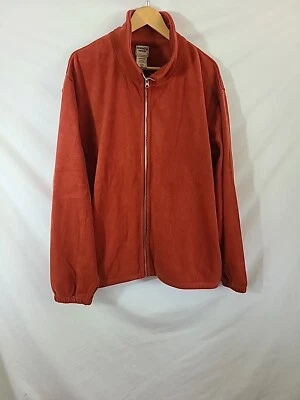 Chaqueta polar Scandia Woods 2XL para hombre naranja quemado manga larga cremallera completa nueva sin etiquetas Foto 1 de 4