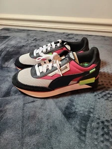 PUMA Future Rider Galaxy Damen Sneaker Größe 5,5 grau weinviolett rosa Farbe - Bild 1 von 10