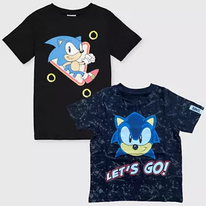 Boys Girls Sonic The Hedgehog T-Shirt Top Gamer Tshirt Age 3 - 12 Years - Picture 1 of 8