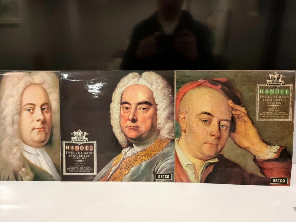 Handel Twelve Grand Concertos Op 6 3LP DECCA SKL 6371-3 Marriner EX UK Set - Image 1 of 4