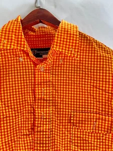 Obermeyer Wind Shirt Colorful Pullover Long Sleeve Men's  M Medium Orange Yellow - Picture 1 of 16