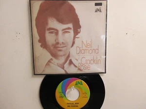  💥' NEIL DIAMOND ' HIT 45 + PICTURE [CRACKLIN' ROSIE] 1970 ! 💥 - Picture 1 of 6