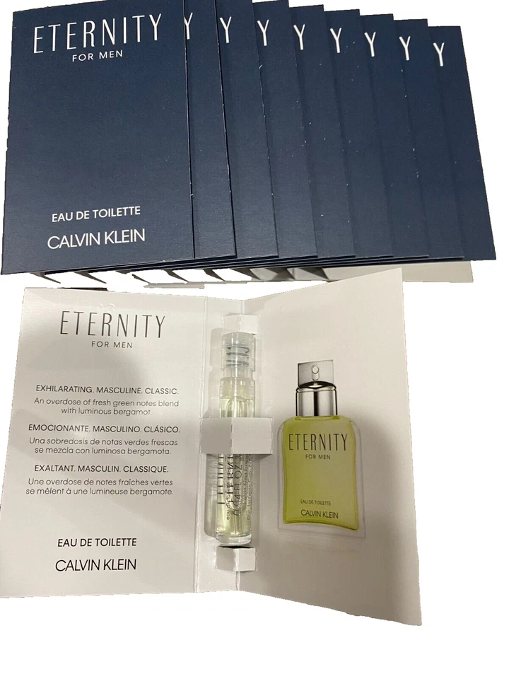 C.K. ETERNIDAD PARA HOMBRE EDT, LOTE DE 10 MUESTRAS Foto 1 de 1