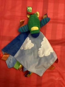 Taggies Signature Collection Airplane Baby Security Blanket Lovey Mary Meyer - Picture 1 of 6