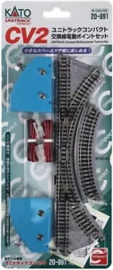 BS KATO Spur N 20-891 CV2 UNITRACK Compact Mehrzweck Weichen Set Japan NEU - Bild 1 von 8