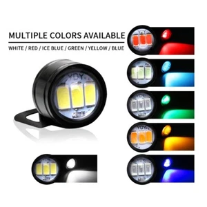 4Pcs Motorcycle Super Bright Driving Light DRL Eagle Eye LED Headlight Fog Lamp - Picture 1 of 17