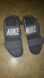 Nike Sandals Womens 8 Tanjun Sporty Open Toe Comfort Slingback 882694-002 Grey - Picture 1 of 8