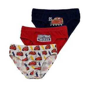 Slip 3 pezzi ufficiale Disney Cars Saetta bambino shorties mutandine intimo 4108 - Imagen 1 de 1