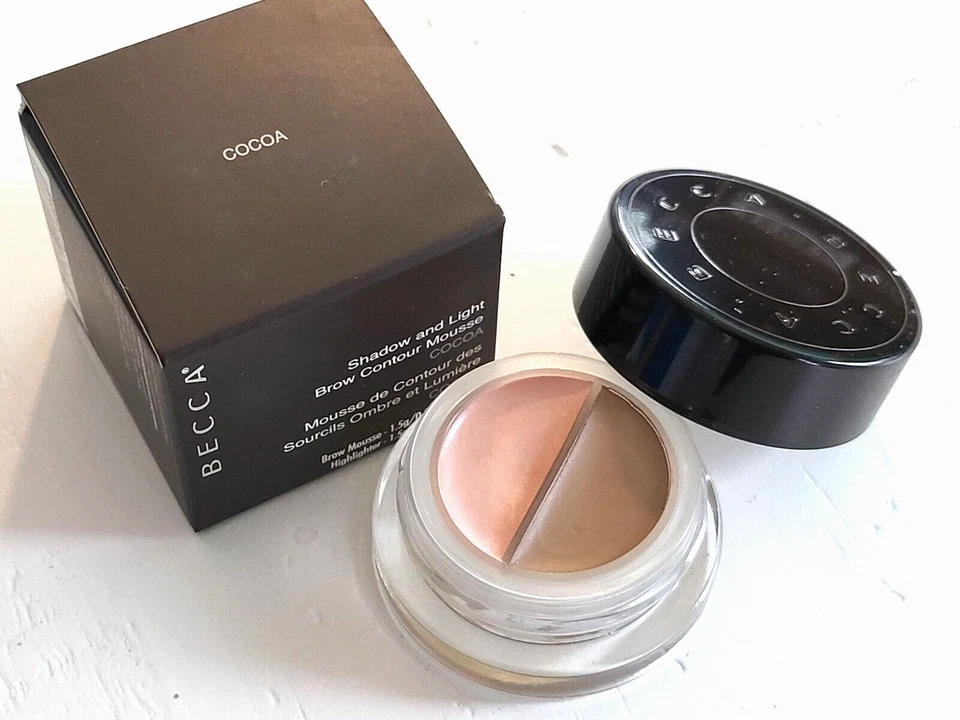 Mousse e iluminador contorno de cejas Becca Shadow And Light - Cacao - Nuevo en caja Foto 1 de 1
