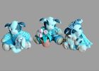 Enesco "Mary's Moo Moos"- 3 Cows Porcelain Figurines.