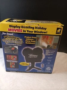 Window Projector 12 Holiday Movies Halloween And Christmas Tripod Screen - Picture 1 of 4