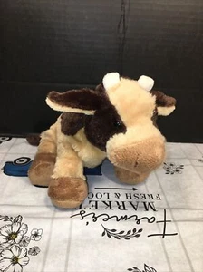 VGUC-9” Ganz Webkinz Brown Cow Plush No Code Farm Animal - Picture 1 of 6
