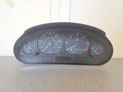 BMW E46 3 SERIES DIESEL INSTRUMENT CLUSTER SPEEDO CLOCKS 6957000 #4A17 - Image 1 of 4