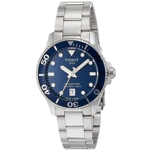 Tissot Women's Seastar Blue Dial Watch - T1202101104100 - Picture 1 of 1