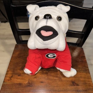 RARE! UGGA English Bulldog University of GEORGIA Mascot Plush Toy GO Dawgs Cool - Picture 1 of 8