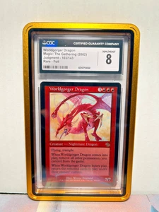 **FOIL Worldgorger Dragon MTG Magic Judgment | English | Near Mint-Mint CGC 8** - Picture 1 of 2