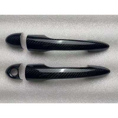 Dry Carbon Fiber Exterior Door Handle Cover for Alfa Romeo Giulietta 940 12-21 - Image 1 of 4