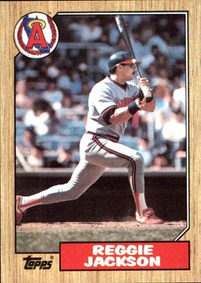 Реджи Джексон 1987 Topps No300 California Angels БЕСПЛАТНАЯ ДОСТАВКА AutographDen - Изображение 1 из 2