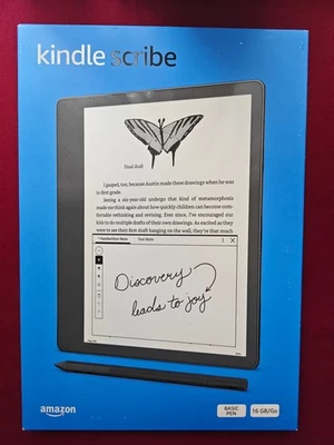 KINDLE Scribe (1. Gen.) 16GB WiFi 10.2 Basic Kindle Scribe Schwarz NEU OVP - Bild 1 von 2
