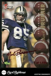 Cinco firmas deportivas clásicas 1995-96 firma roja #S49 Mark Bruener/1995 - Imagen 1 de 2