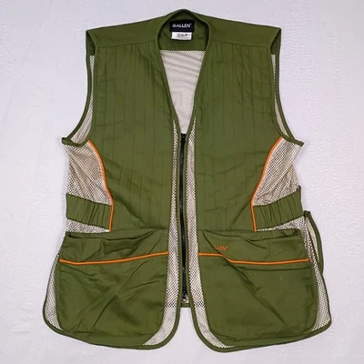 Allen Ace Mesh Back Shooting Vest Shoulder  Green XL Pockets Range Outdoors  - Image 1 of 4