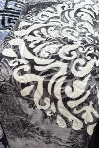 Kuscheldecke Decke 200x230 cm Zweilagige Doppelseitige 2 Ply , 3 kg Schwarz - Bild 1 von 2