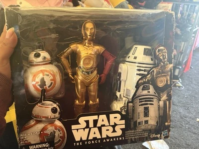 Star Wars Force Awakens Paquete de 3 Droides Set C-3PO BB-8 R0-4LO Objetivo Exclusivo Foto 1 de 4