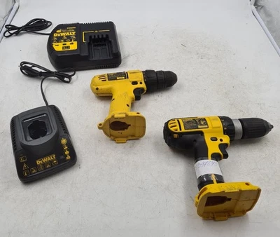 Lot De 4 Perceuses/Visseuses Sans Fil Dewalt - Pour Pièces/Réparation - Photo 1/4