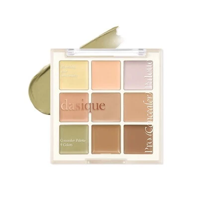 DASIQUE Pro Concealer Palette 9g 02 Medium Cover 2023 NEW Free Gift K-Beauty - Image 1 of 4