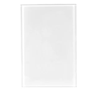 PLACA CUBIERTA DE PARED Lumex sílice blanco vidrio blanco con clip atractivo - Imagen 1 de 4