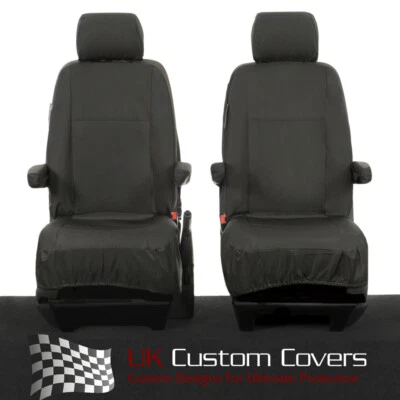 UK CUSTOM COVERS FUNDAS ASIENTO DELANTERO VW TRANSPORTER T5/T5.1 SPORTLINE CARAVELLE (2003-2015) 104