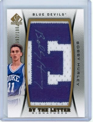2012-13 Upper Deck SP Basketball By the Letter Autograph BLBH Bobby Hurley /100 - Image 1 of 2