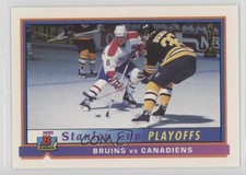 1991-92 Bowman Stanley Cup Playoffs Bruins vs Canadiens #414