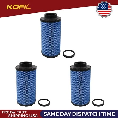  Air Filter Cleaner For Polaris RZR Pro XP 4 1000 Turbo R S 1241084 - Set of 3 Foto 1 de 4