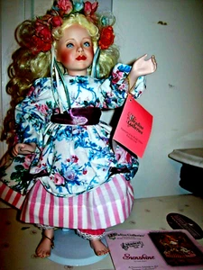  PARADISE GALLERIES / CINDY SHAFER MUSICAL DOLL "SUNSHINE" WITH COA - Picture 1 of 7
