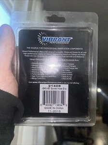Vibrant Performance 21408 Hose Fitting -8AN 45 Degree Swivel Hose End - Picture 1 of 5