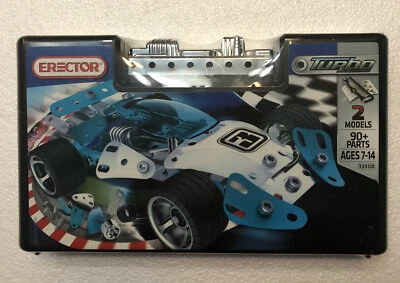 Erector Turbo 2 Models 90 + Parts Meccano For Ages 7-14 New Sealed - Image 1 of 4