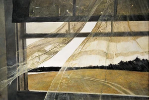 Andrew Wyeth - Wind From the Sea (1947) - 17" x 22" Fine Art Print - Picture 1 of 1