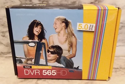 Vivitar DVR 565 HD 5 Mega Pixel Digital Video Recorder Complete in Box - BLACK - Image 1 of 4