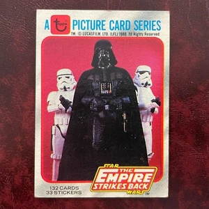 1980 Topps THE EMPIRE STRIKES BACK Set TITLE CARD #1 DARTH VADER - EX-MINT - Picture 1 of 2