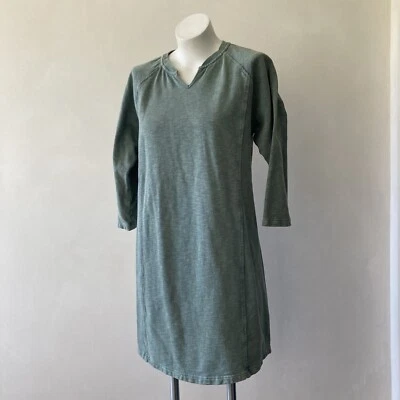 Orvis | Terra Dye Pullover Pocket 3/4 Sleeve Sweatshirt Dress - Image 1 of 4