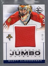 2012-13 Limited Jumbo Materials #JJSM Scott Clemmensen Jersey /99