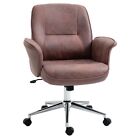 Vinsetto Swivel Chair For Home Study, Red