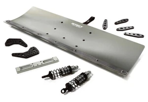 Alloy Machined 400mm Snowplow Kit for Losi 1/10 Lasernut U4 4WD Brushless RTR - Picture 1 of 1
