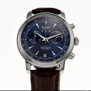 RSW La Neuveville • Swiss Chronograph Watch Quartz Stainless Steel 5ATM RSWC127 - Picture 1 of 11