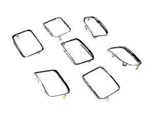 21-24 JEEP GRAND CHEROKEE KIT DE ANEL DE ACABAMENTO DE GRADE DE RADIADOR GENUÍNO MOPAR 68543890AA - Imagem 1 de 3