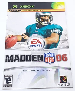 Xbox ~ Madden 06 solo manual de juego original - Imagen 1 de 2