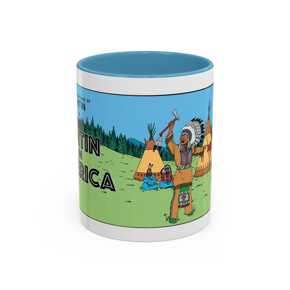 Tin-tin in America 11oz mug — 第 1/1 张图片