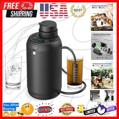 Filtro de agua eléctrico portátil - 0,01 micras 5 etapas purificador de agua supervivencia... Foto 1 de 4